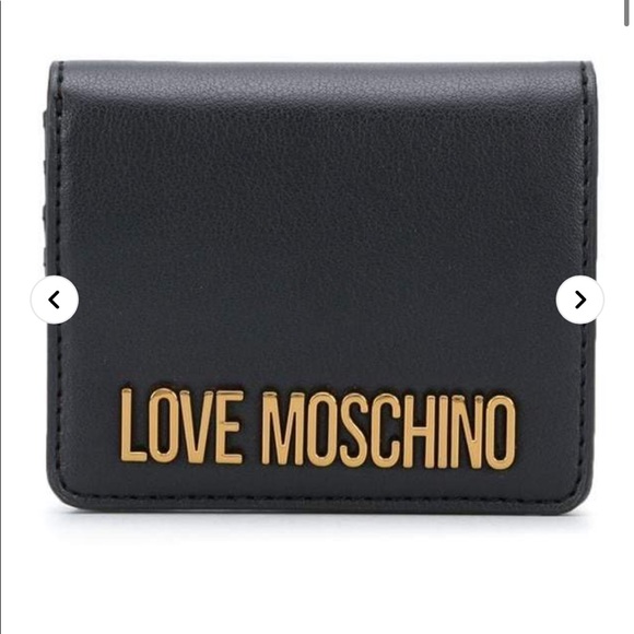 Love Moschino Handbags - Love Moschino Logo Small Vegan Leather Wallet